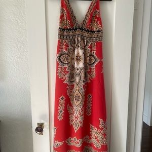 Dress bohemian style maxi